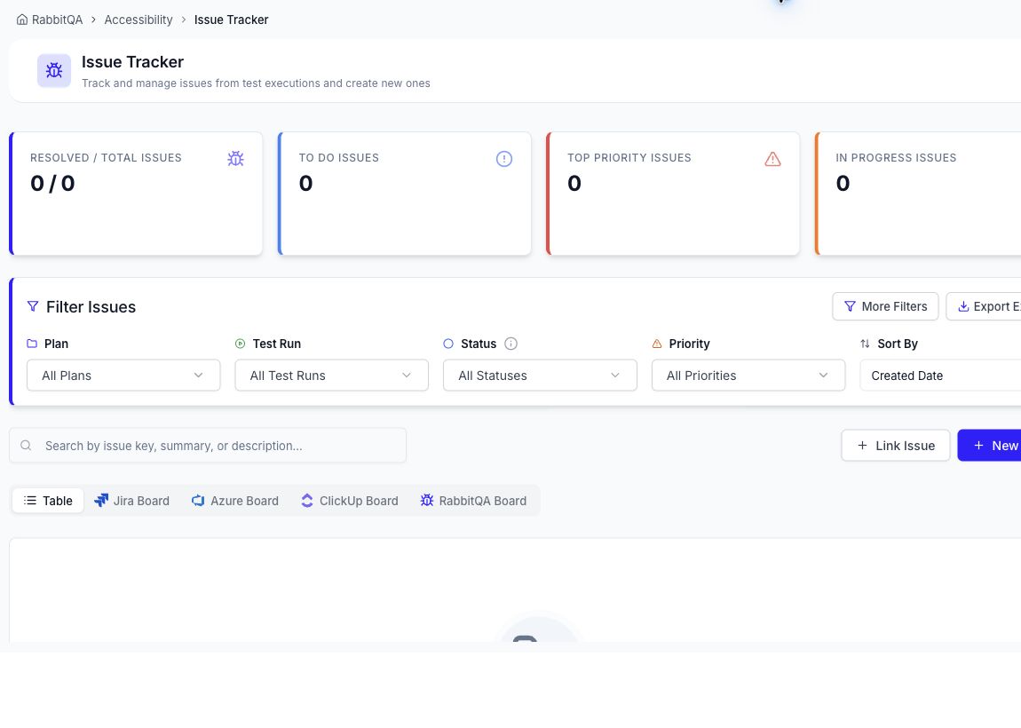 Accessibility Issue Tracker