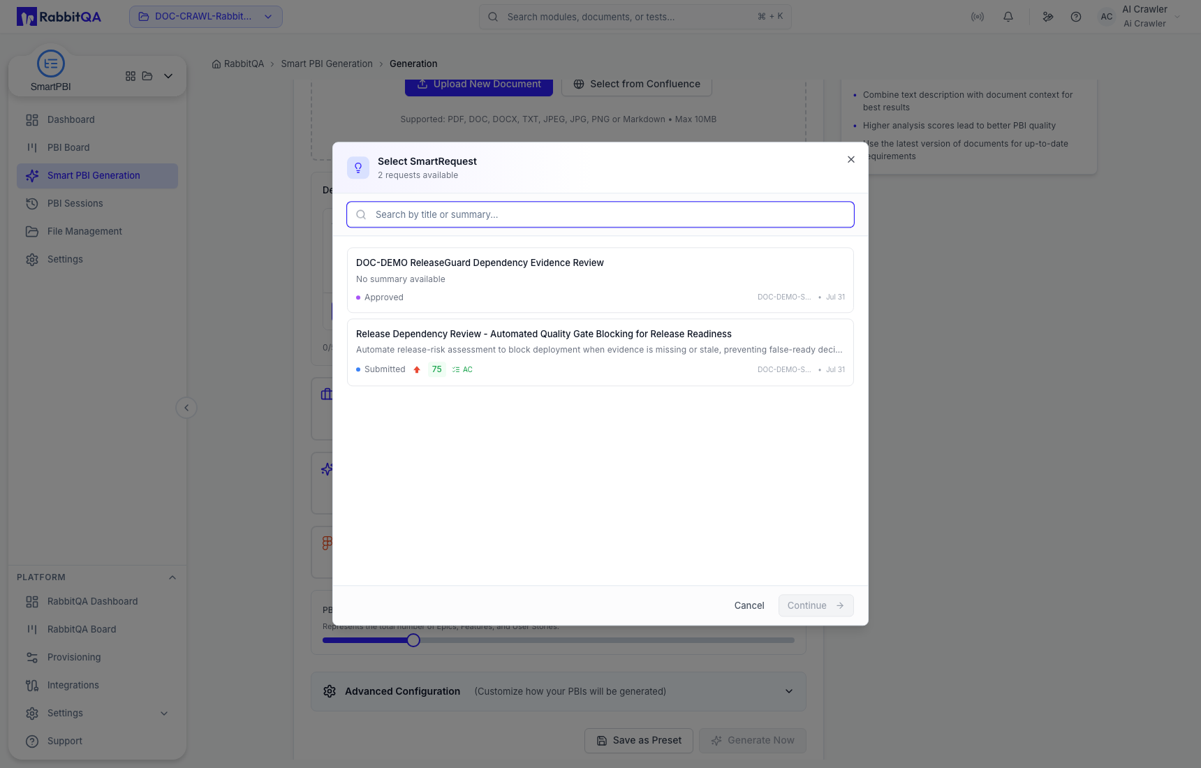 SmartRequest source library