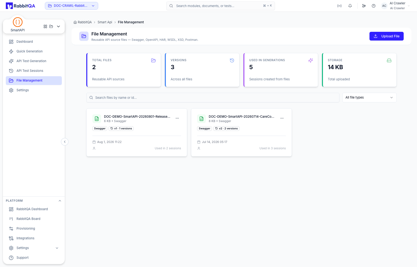 Reusable SmartAPI source library