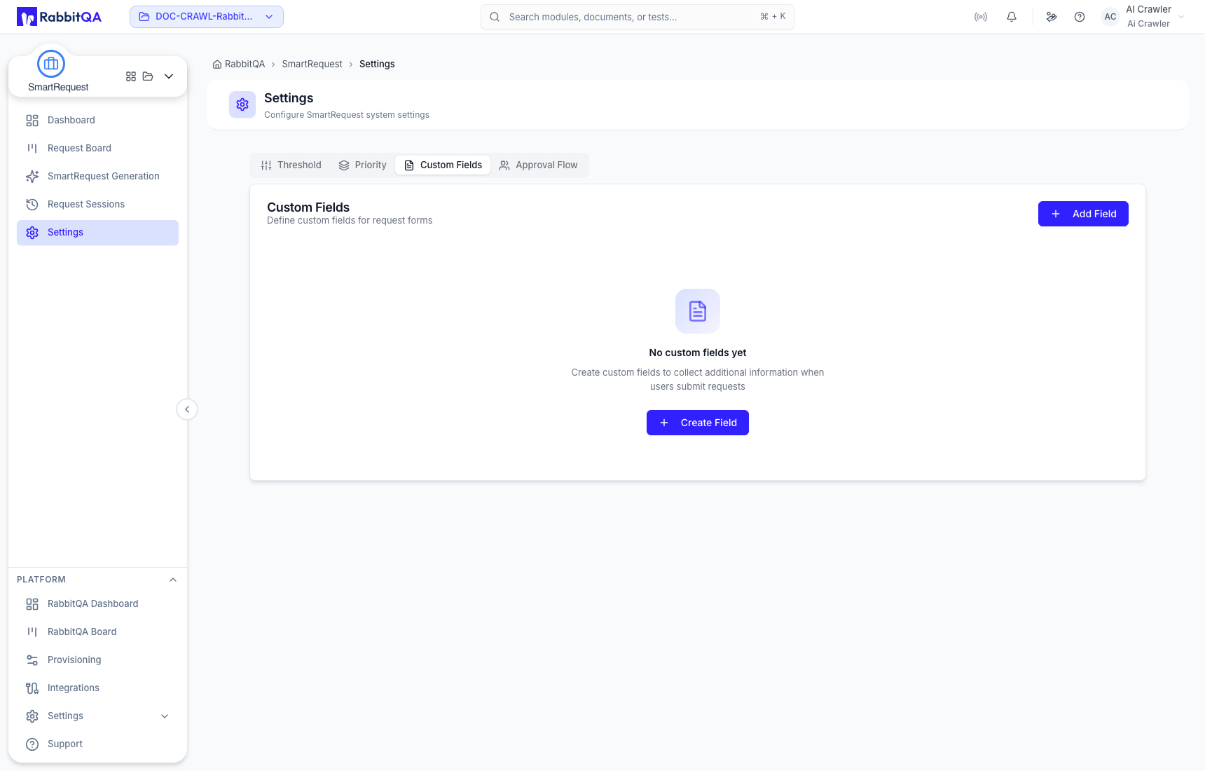 Company Custom Fields