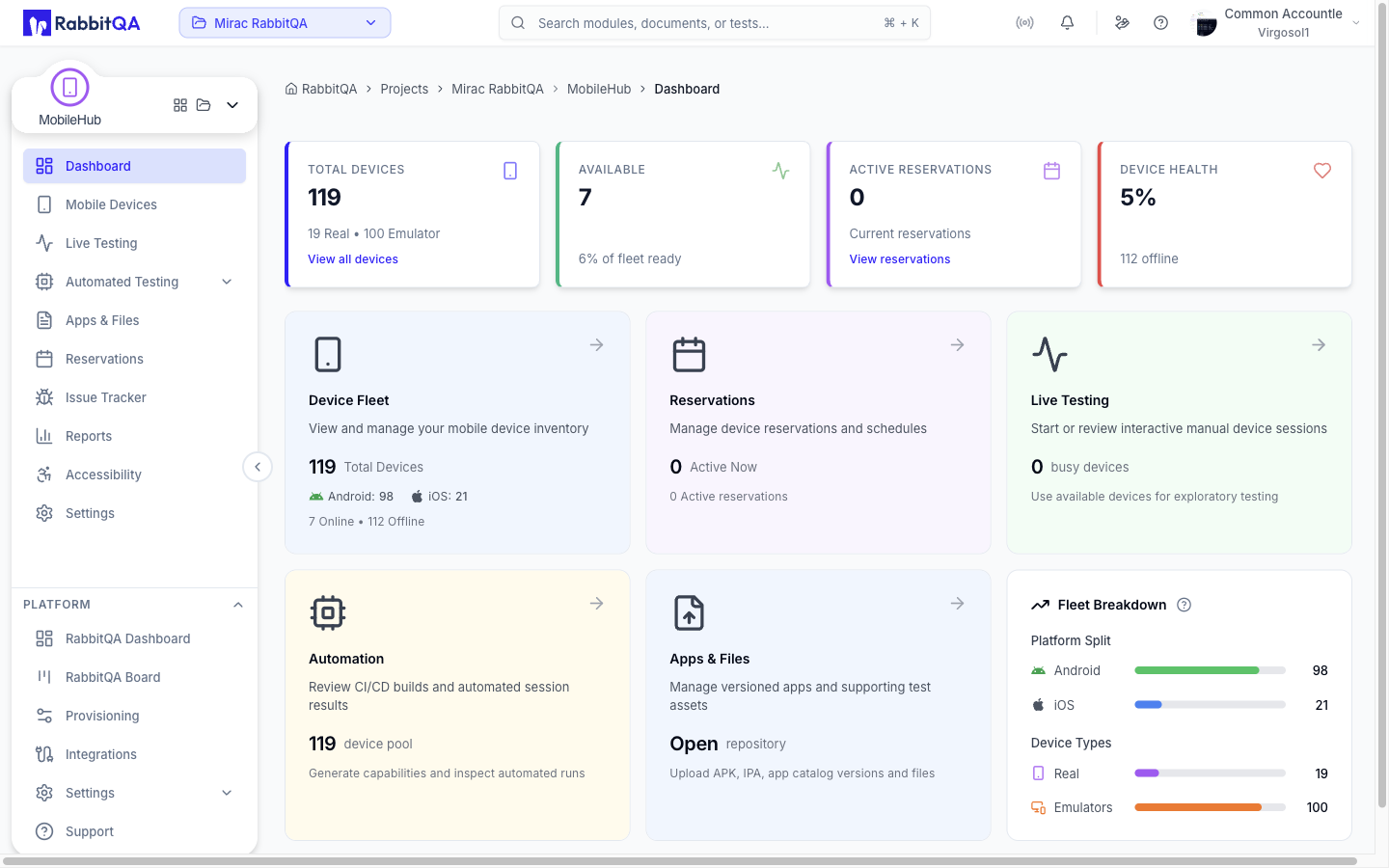 Dashboard