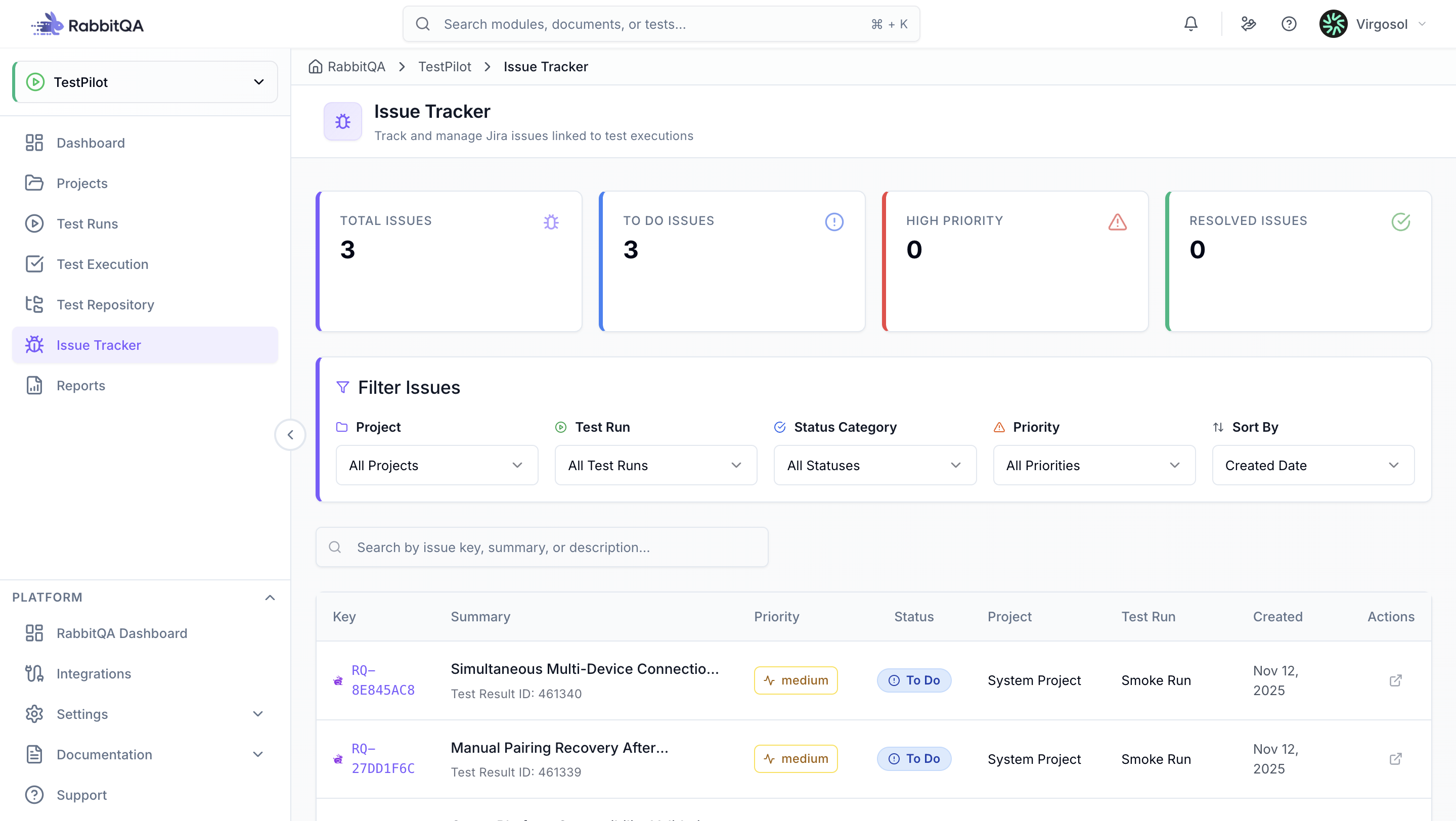 Issue Tracker Overview