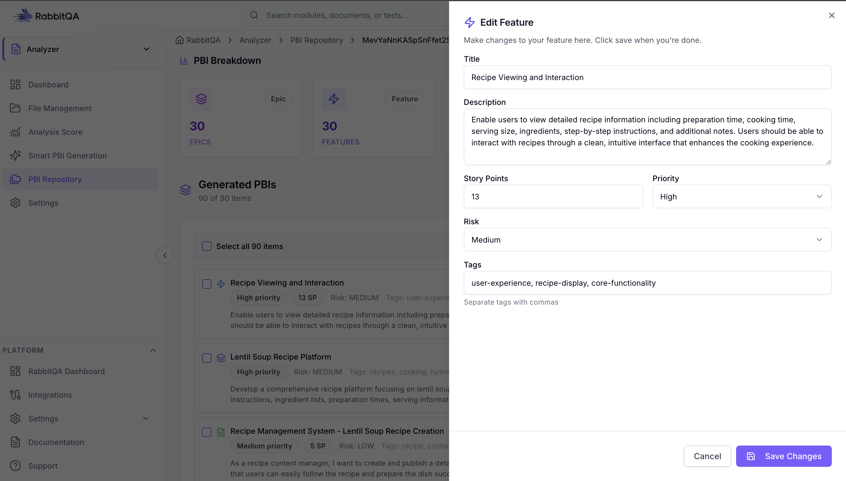 PBI Repository Details