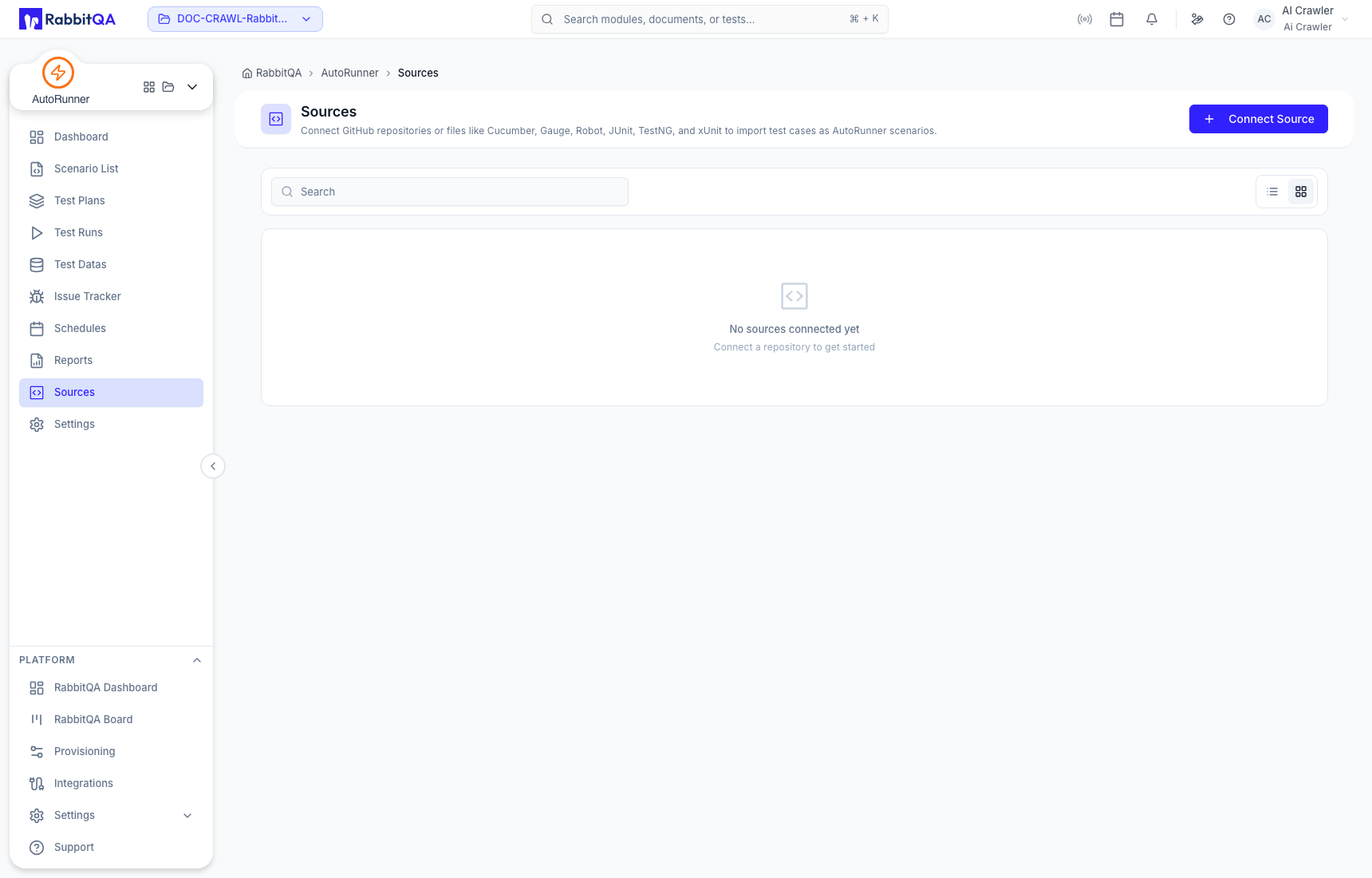 Sources page
