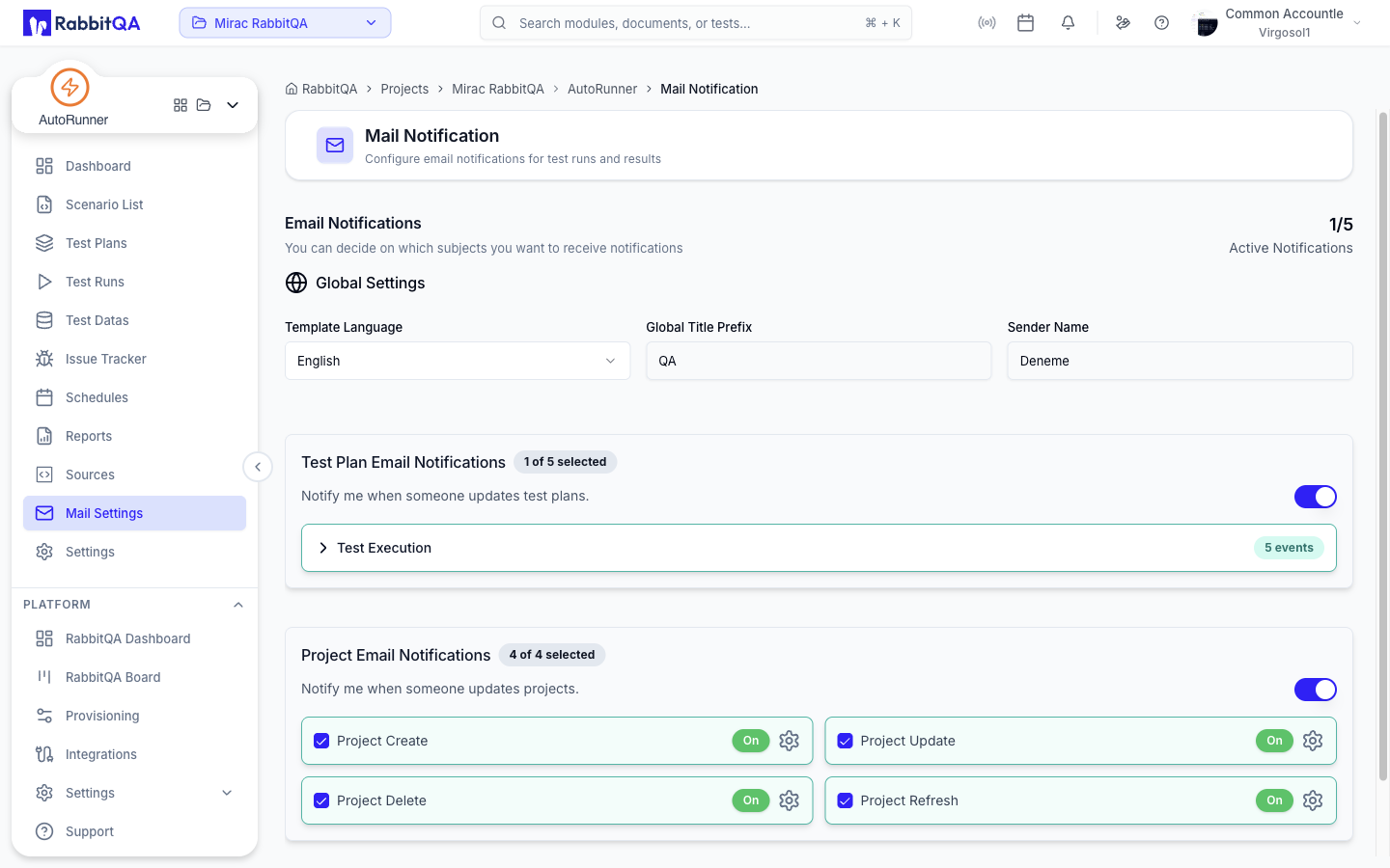 MailSettings