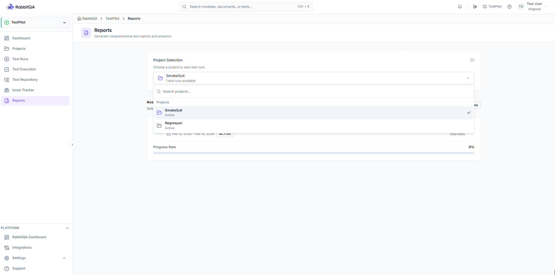 Reports overview